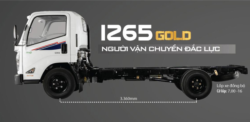 IZ65 Gold: Giá xe tải Đô Thành 3.5 tấn 09/2023 (1.9T - 2.2T - 3.5T)